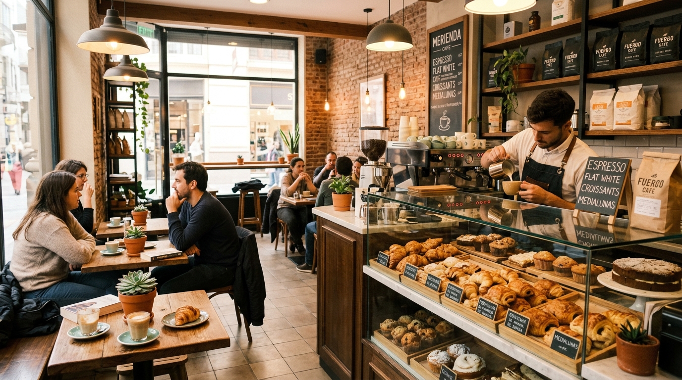 Cafetería de especialidad y pastelería artesanal